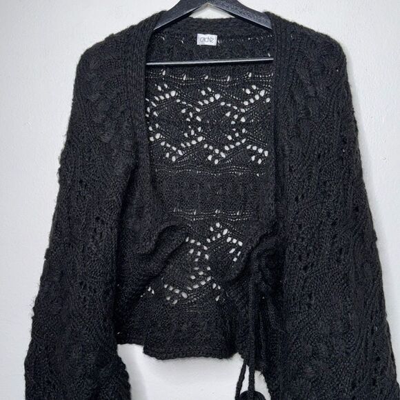 Cache Crochet Mohair Blend Cardigan - Picture 5 of 9